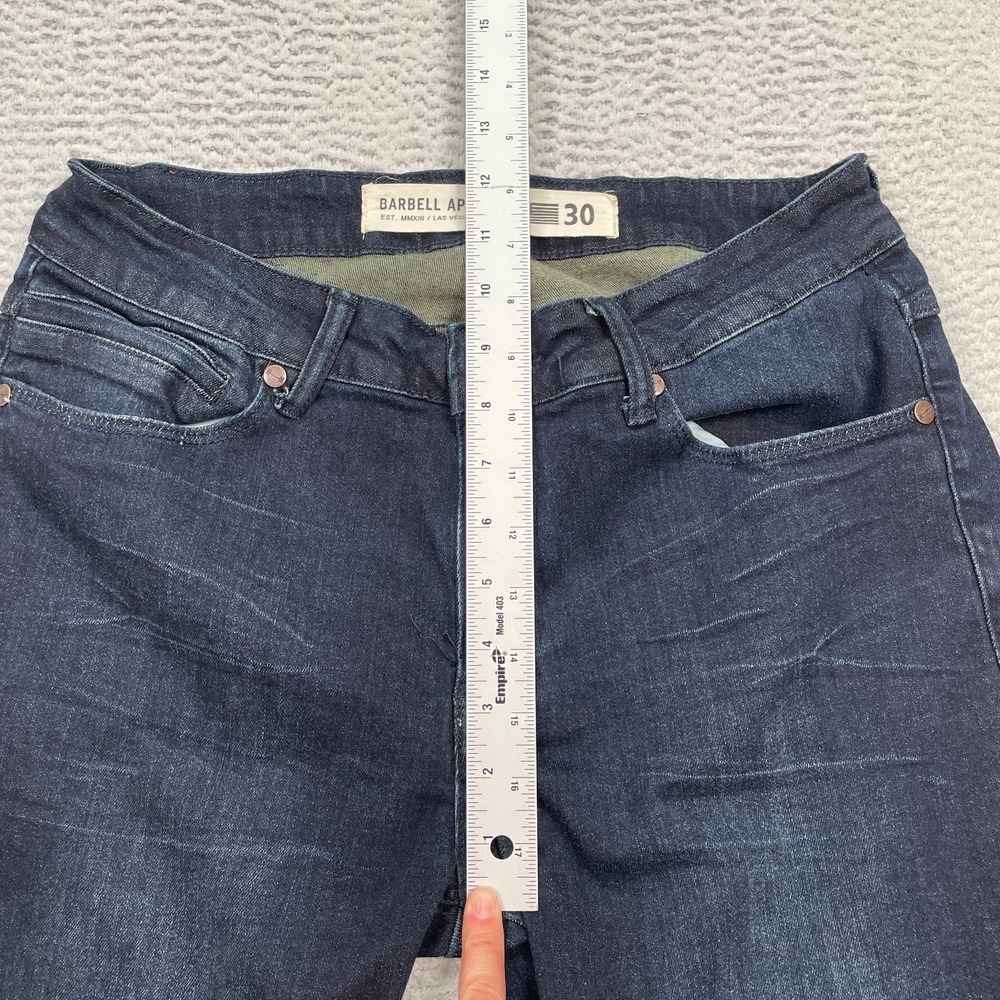 Barbell Apparel Jeans Men's Size 30X30 Denim Gym Athletic Blue - Picture 6 of 10
